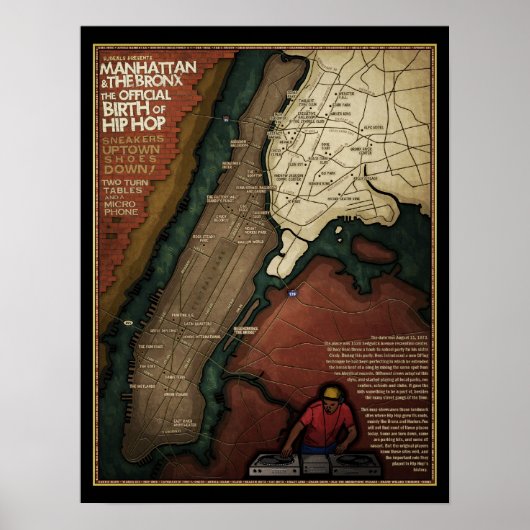 Die Geburt des Hip Hop Poster (Vorne)