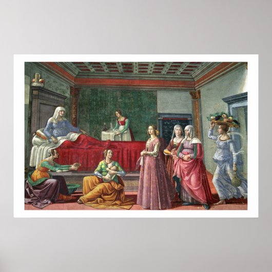 Die Geburt des Johannes des Täufer (Fresko) (siehe Poster (Vorne)