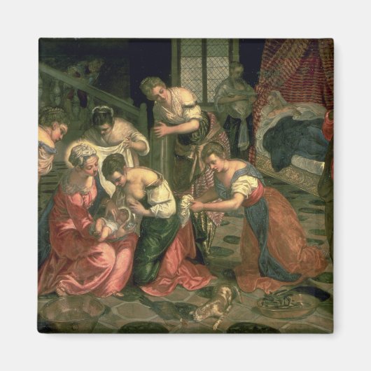 Die Geburt des Johannes des Taufers, 1550-59 Magnet (Vorne)