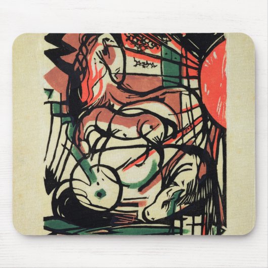Die Geburt des Pferds, 1913 Mousepad (Vorne)