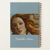 Die Geburt des Venus Botticelli Journal | Ätherisc Notizblock (Rückseite)