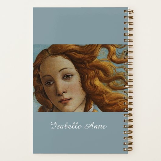 Die Geburt des Venus Botticelli Journal | Ätherisc Notizblock (Rückseite)