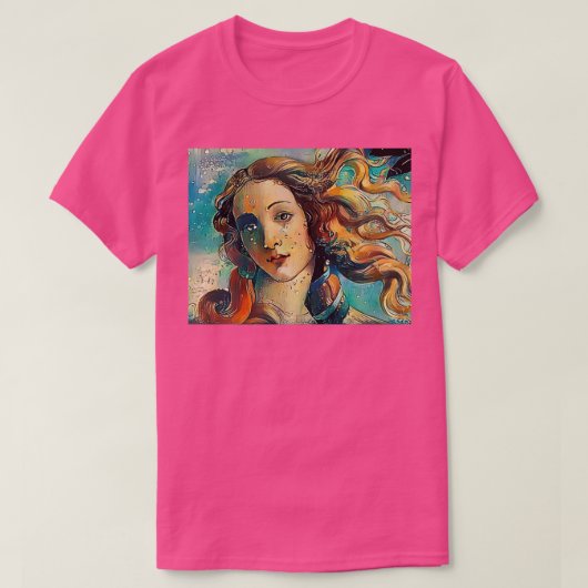 Die Geburt des Venus Botticelli Makeover T-Shirt (Design vorne)