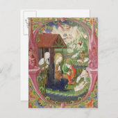 Die Geburt, die norditalienische Schule Postkarte (Vorne/Hinten)