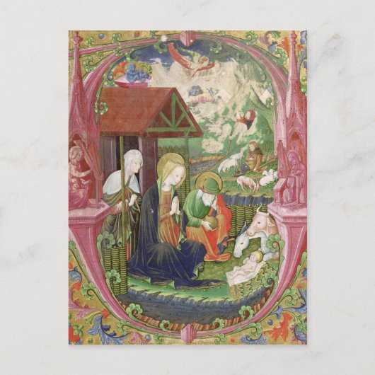 Die Geburt, die norditalienische Schule Postkarte (Vorderseite)
