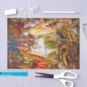 Die Geburt einer Fee von John Anster Fitzgerald Seidenpapier (Handwerk)
