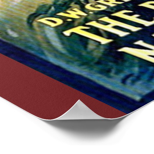 Die Geburt einer Nation (1915) Filmposter Matte Poster (Ecke)