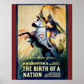 Die Geburt einer Nation (1915) Filmposter Matte Poster (Vorne)