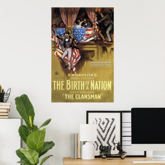 Die Geburt einer Nation 1915 Poster (Heimbüro)