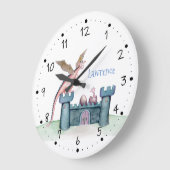 Die Geburt eines kleinen Drachen Große Wanduhr (Winkel)