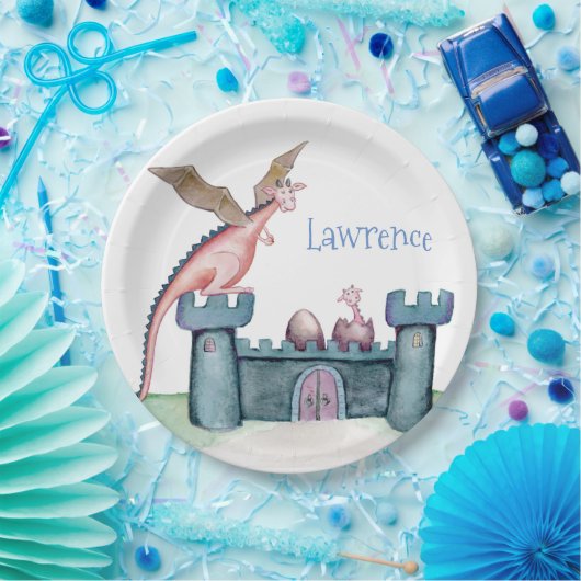 Die Geburt eines kleinen Drachen Pappteller (Party)