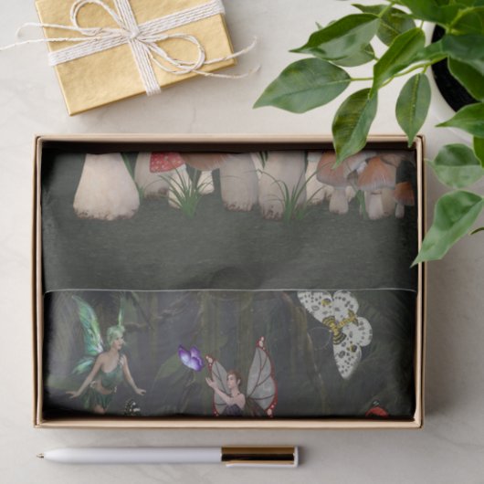 Die Geburt eines Schmetterlings Seidenpapier (Geschenk)