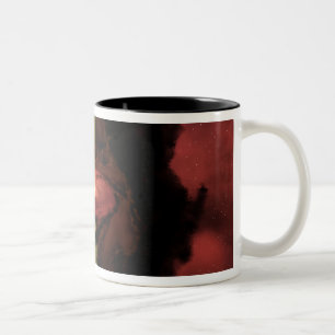 Die Geburt eines Sternes Zweifarbige Tasse