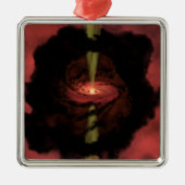 Die Geburt eines Sterns Silbernes Ornament (Vorne)