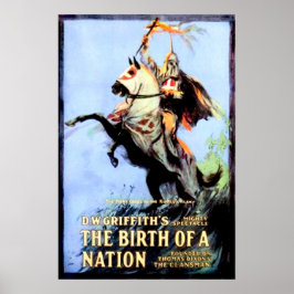 Die Geburt eines Vintagen Filmplakats der Nation 1 Poster