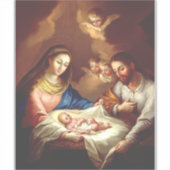 Die Geburt Jesu Christi Aufkleber (Vorderseite)