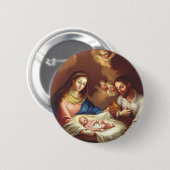 Die Geburt Jesu Christi Button (Vorne & Hinten)