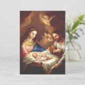 Die Geburt Jesu Christi Einladung (Stehend Vorderseite)