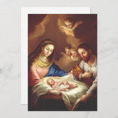 Die Geburt Jesu Christi Einladung (Vorne/Hinten)