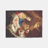 Die Geburt Jesu Christi Fleecedecke (Vorderseite (Horizontal))
