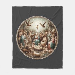 Die Geburt Jesu Christi Fleecedecke