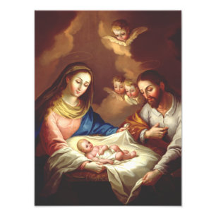 Die Geburt Jesu Christi Fotodruck