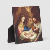 Die Geburt Jesu Christi Fotoplatte (Vorderseite)