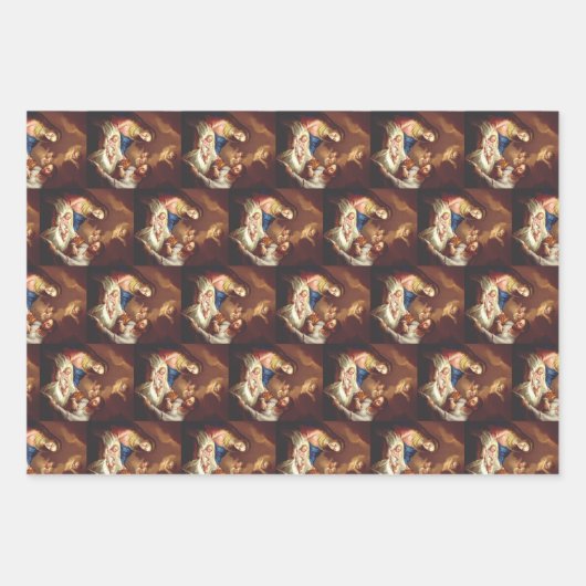 Die Geburt Jesu Christi Geschenkpapier Set (Vorderseite)