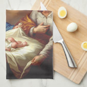 Die Geburt Jesu Christi Geschirrtuch (Viertel Falte)