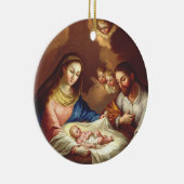 Die Geburt Jesu Christi Keramik Ornament (Rechts)