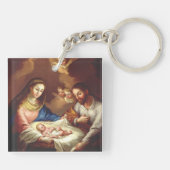 Die Geburt Jesu Christi Schlüsselanhänger (Rückseite)