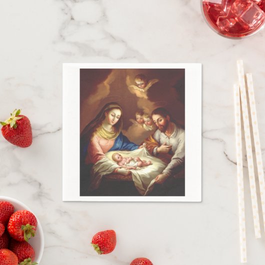 Die Geburt Jesu Christi Serviette (Beispiel)