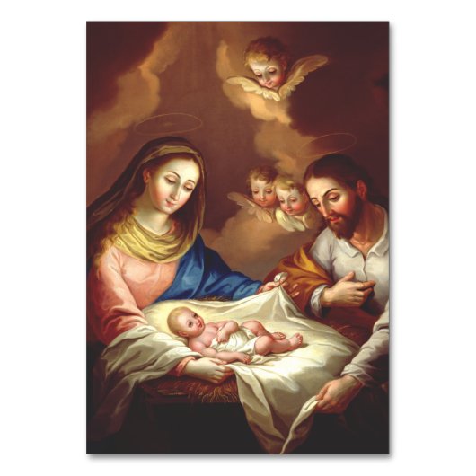 Die Geburt Jesu Christi Tischnummer (Vorderseite)
