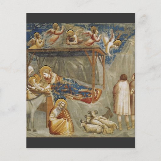 Die Geburt Jesu Christi von Giotto (Vorderseite)