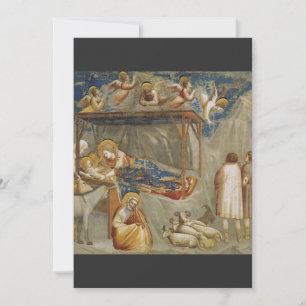 Die Geburt Jesu Christi von Giotto Einladung