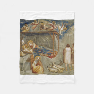 Die Geburt Jesu Christi von Giotto Fleecedecke