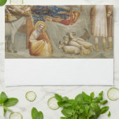 Die Geburt Jesu Christi von Giotto Geschirrtuch (Gefaltet)