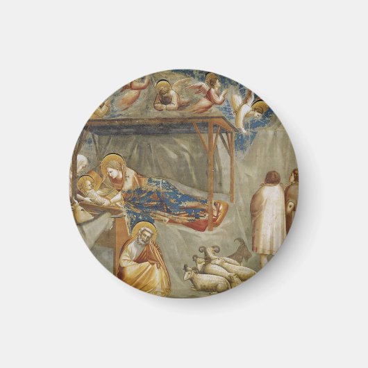 Die Geburt Jesu Christi von Giotto Magnet (Vorne)