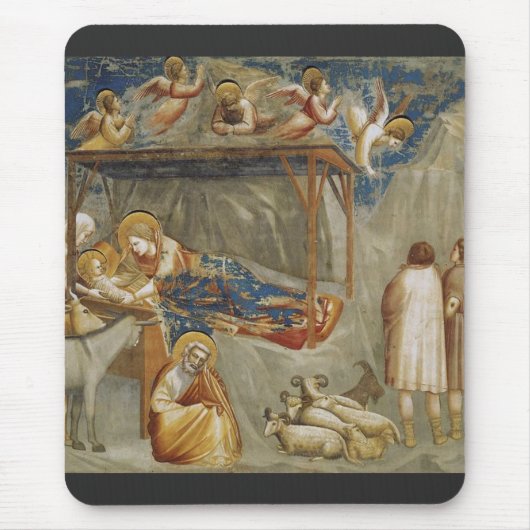 Die Geburt Jesu Christi von Giotto Mousepad (Vorne)