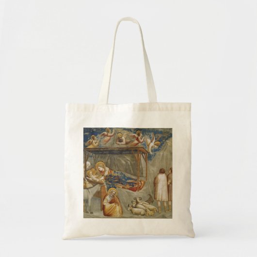 Die Geburt Jesu Christi von Giotto Tragetasche (Vorne)
