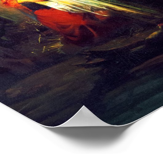 Die Geburt Jesu durch Carl Bloch Poster (Ecke)