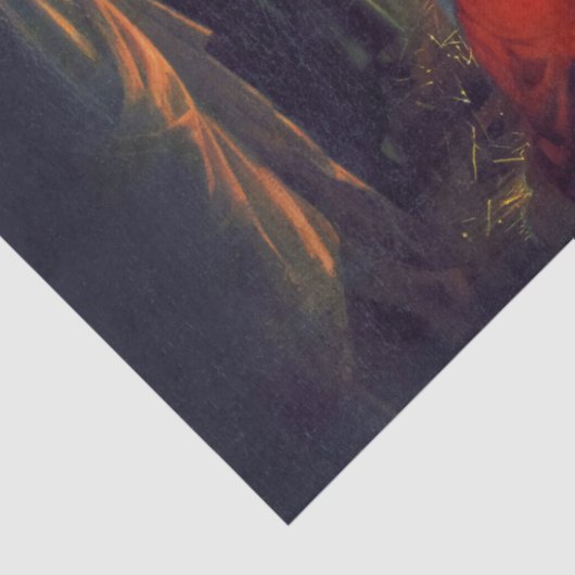 Die Geburt Jesu durch Carl Bloch Seidenpapier (Detail)