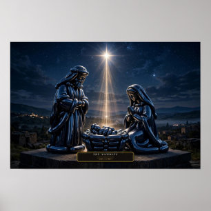 Die Geburt Jesu — Luftballon-Skulptur Poster