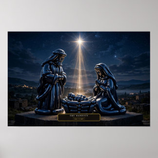Die Geburt Jesu — Luftballon-Skulptur Poster