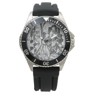 Die Geburt Jesu (von Martin Schongauer) Armbanduhr