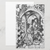 Die Geburt Jesu (von Martin Schongauer) Briefpapier (Vorne/Hinten)