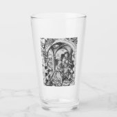 Die Geburt Jesu (von Martin Schongauer) Glas (Vorderseite)
