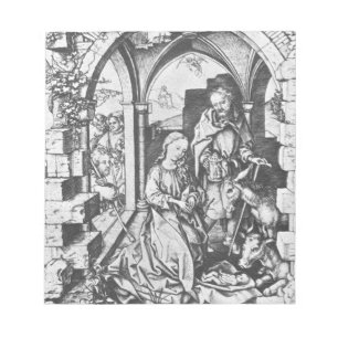 Die Geburt Jesu (von Martin Schongauer) Notizblock