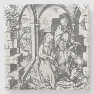 Die Geburt Jesu (von Martin Schongauer) Steinuntersetzer
