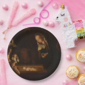 Die Geburt Jesu, Weihnachten, in der Nacht Pappteller (Party)